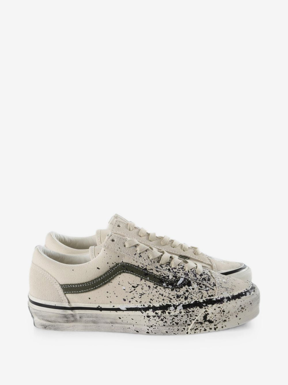 Vans LX Old Skool 36 -De Flippas “Paint Splatter" Tutledove / Beige Men’s Low Sneakers