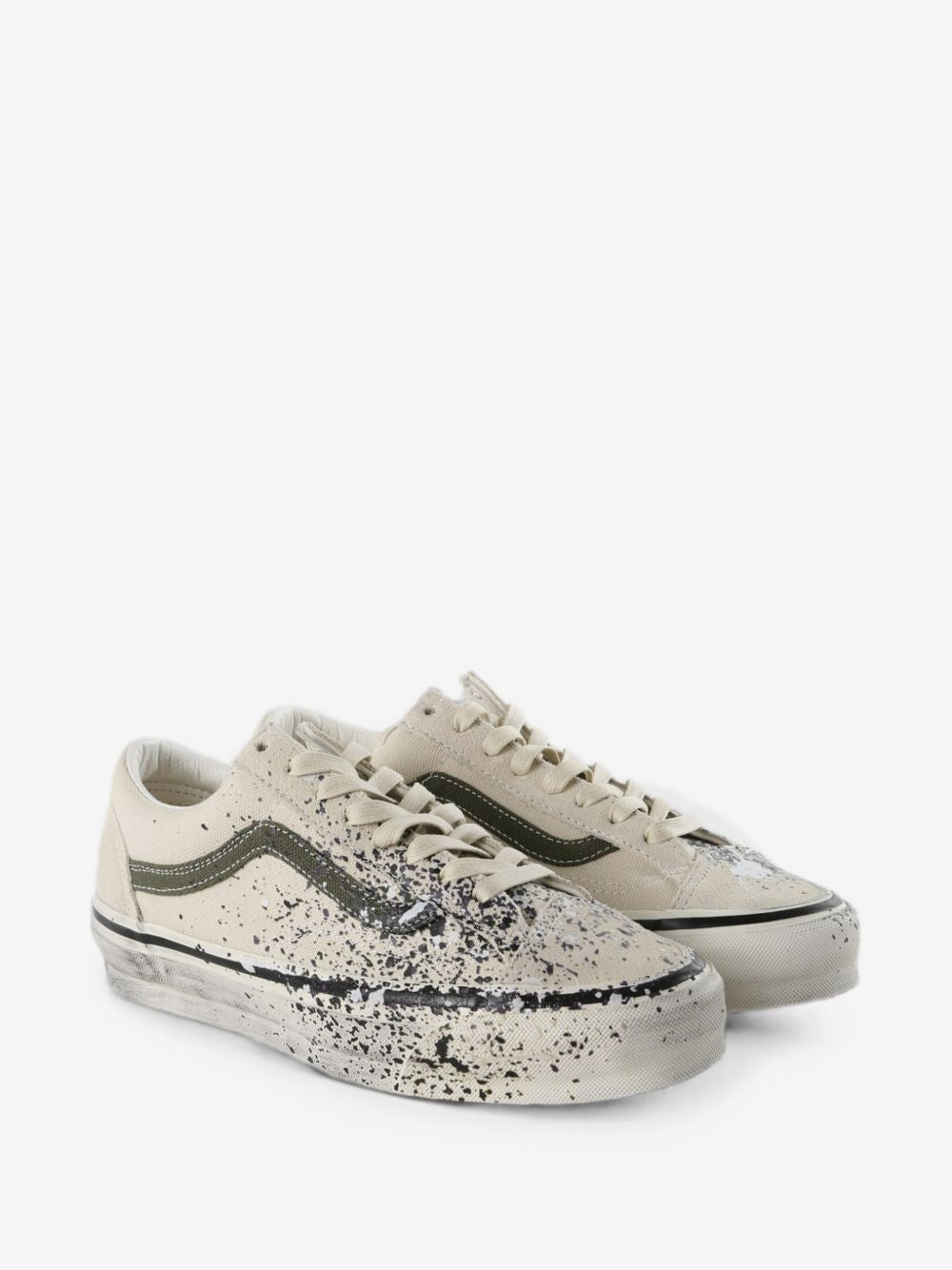 Vans LX Old Skool 36 -De Flippas “Paint Splatter" Tutledove / Beige Men’s Low Sneakers