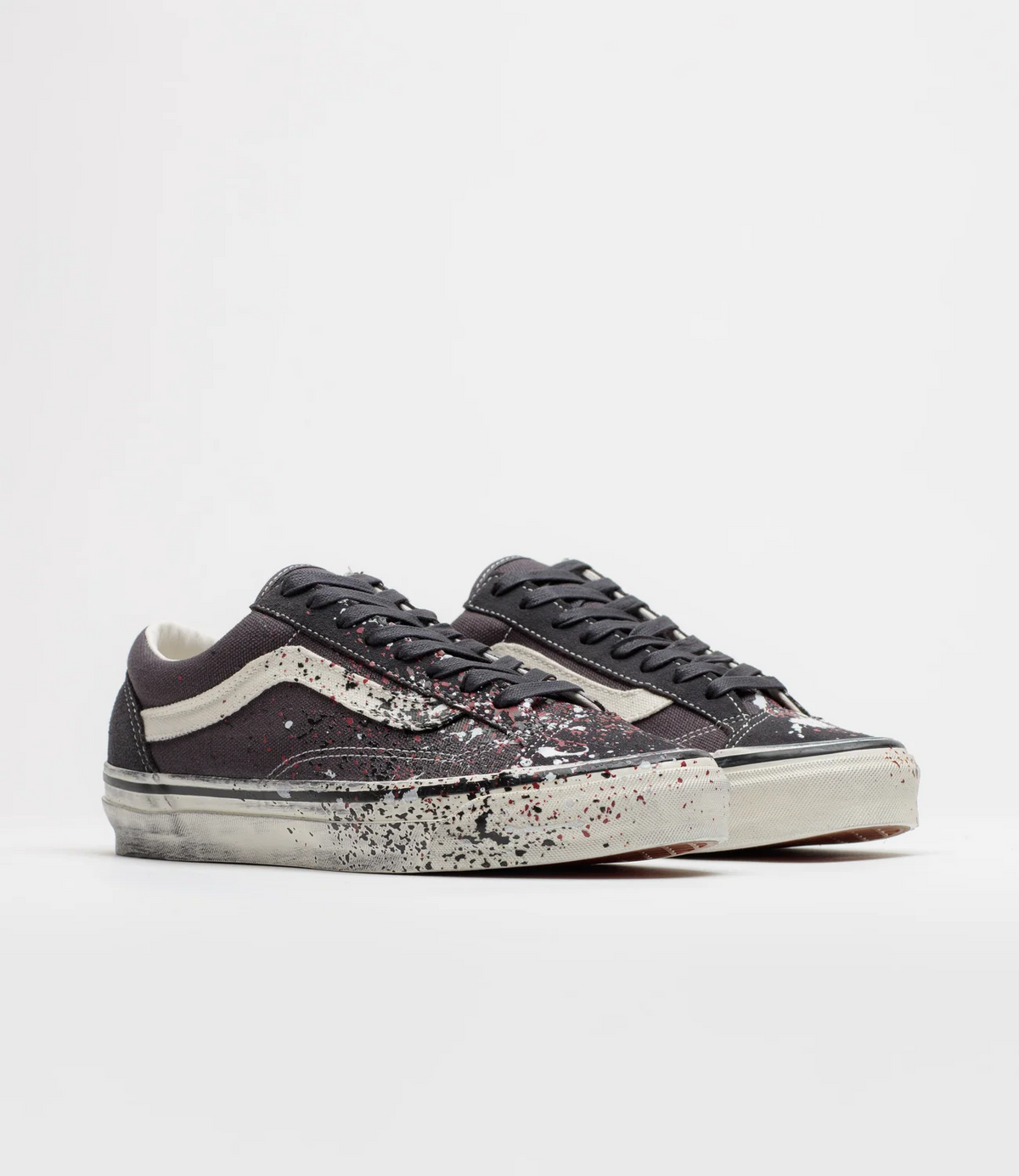 Vans LX Old Skool 36 -De Flippas “Paint Splatter" Charcoal Grey