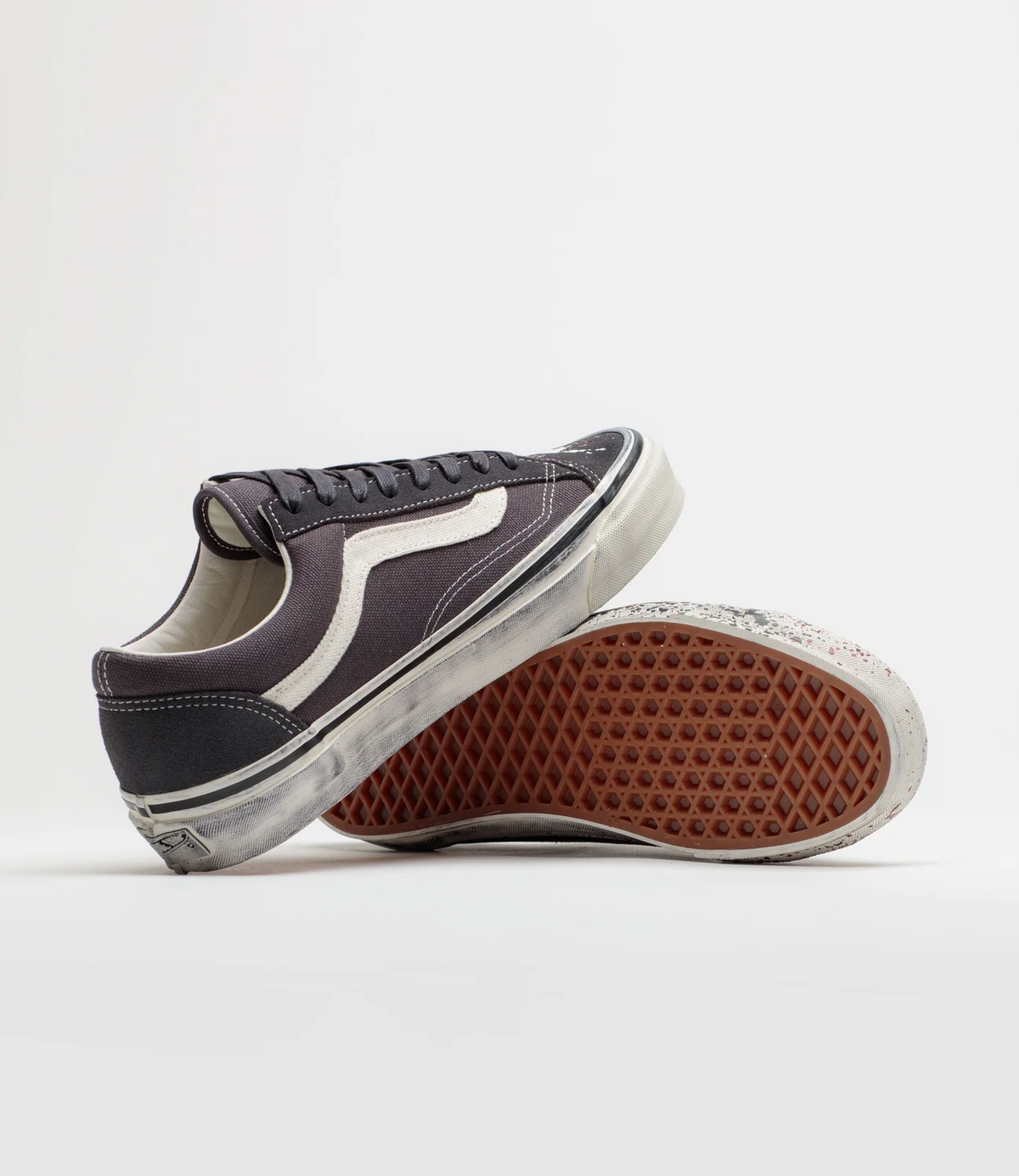 Vans LX Old Skool 36 -De Flippas “Paint Splatter" Charcoal Grey