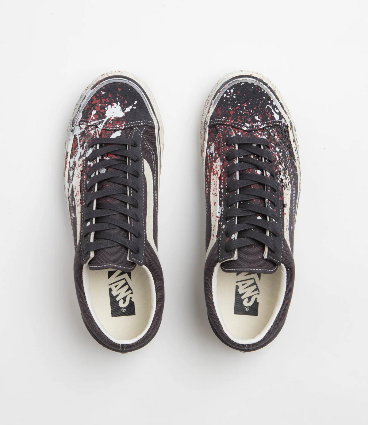 Vans LX Old Skool 36 -De Flippas “Paint Splatter" Charcoal Grey